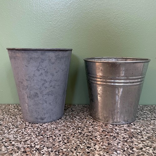 Set vintage galvanized - of,