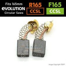 Carbon Brushes for Evolution R165CCSL & F165CCSL 165mm TCT Circular Saws