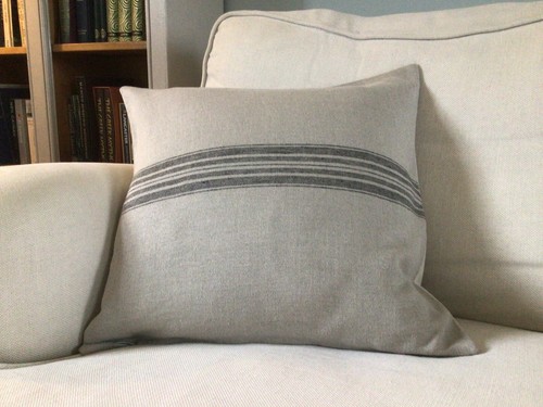 French grainsack cushion cover - french,