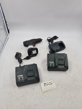 Lot of 4 Metabo Cordless Tools - Drill BS18, 3 Chargers, Parts Only