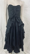 Jean Varon Black Taffeta