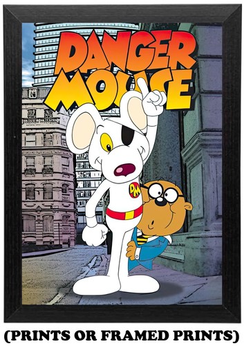 Danger mouse poster 80s - poster,