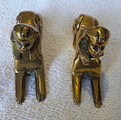 Pair vintage sphinx - pair,