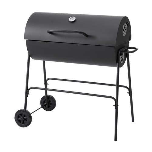 Large oil drum charcoal - large,