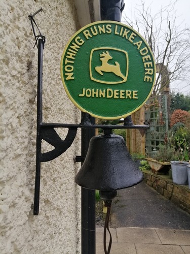 John deere cast iron bell - cast,