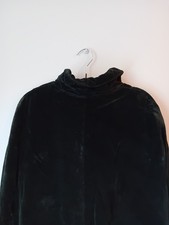 VINTAGE FULL LENGTH QUAD BLACK VELVET OPERA CLOAK   VGC