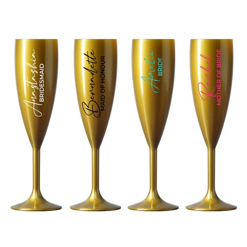 Personalised champagne flute - personalised,