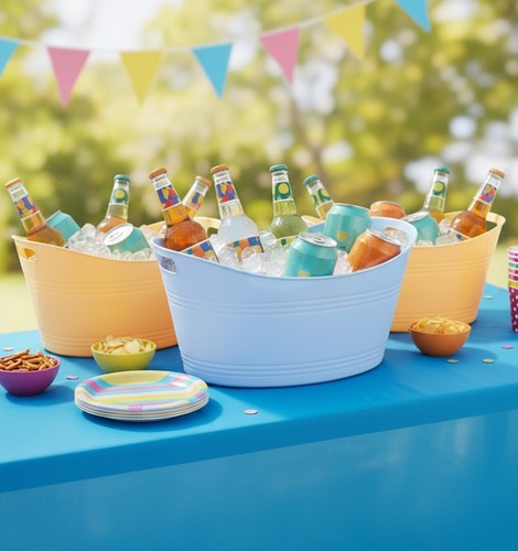 24l plastic ice drink can - plastic,