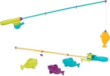 Kids Fishing Set Bath Toy Magnetic Water Fish Game Outdoor Indoor Fishing Rod