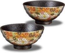 Kutani ware tea bowl gold