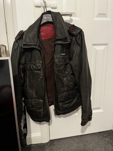 Superdry men leather jacket - superdry,