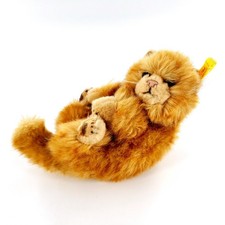 Vtg Steiff Kitten Laying On