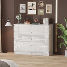 High gloss chest drawers - chest,