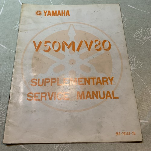 Yamaha v50m v80 supplementary - v50m/v80,