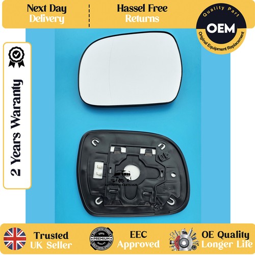 Wing mirror glass with heated - mirror,