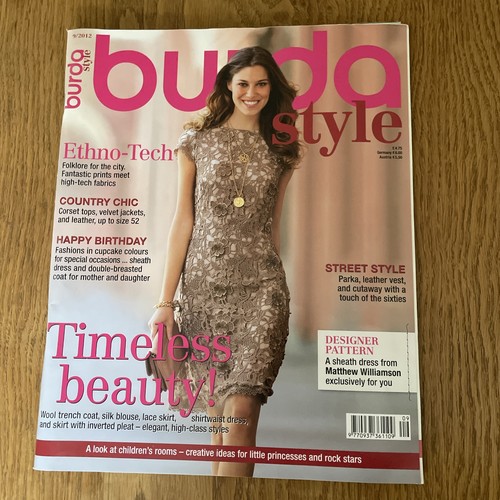 Burdastyle sewing pattern - burdastyle,