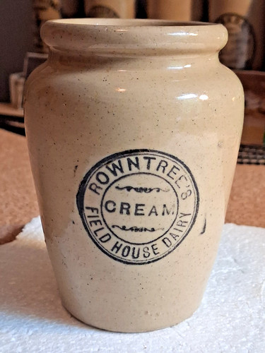 Antique cream pot rowntree s - antique, rowntree's