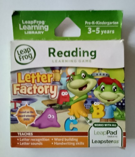 Leap frog pad letter - frog,
