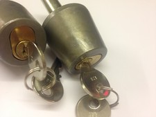 Roller shutter bullet lock pin locks oval replacement with housing