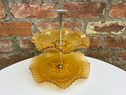 1920 art deco sowerby glass - art,