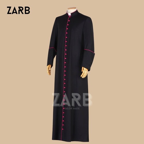 Roman black cassock - roman, buttons