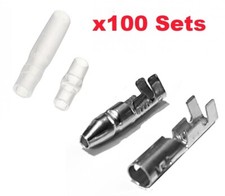 Honda MTX125 MTX200 - Tin Plated Bullit Connectors (x100 sets)