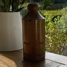 Barretts. 87 Vauxhall Old Fashioned Ginger Beer Bottle Vintage Kitchen Stoneware