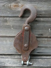 Vintage Rope Lock Pulley Block
