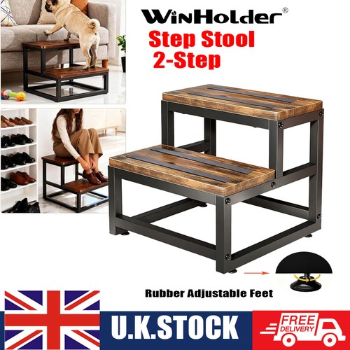 Wooden step stool - wooden,