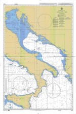 Admiralty 1440 Adriatic Sea Mediterranean Sea Marine Map Nautical Charts Paper