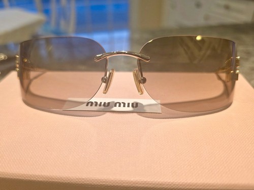 Miu pink lenses gold - miu,