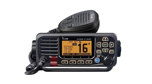 Icom m330ge mounted - icom,
