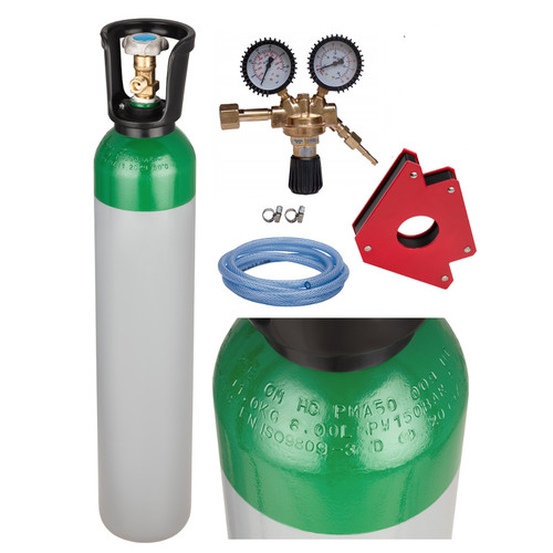 Argon gas bottle - full, cylinder