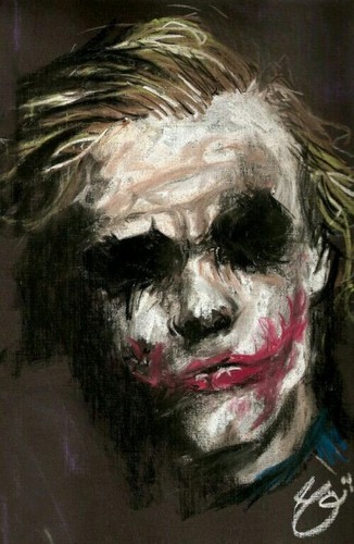 The joker artwork print - the,