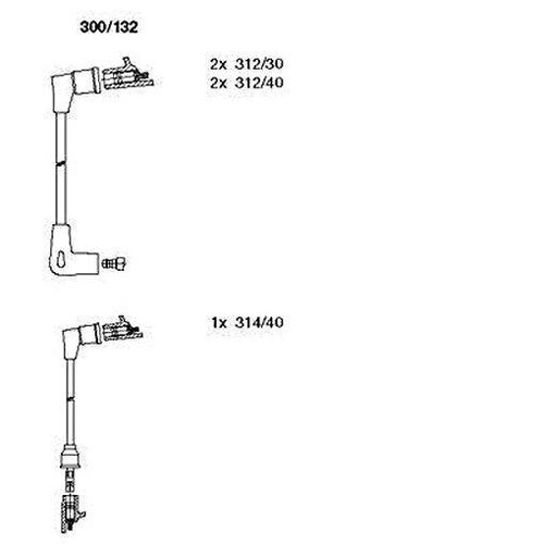 Ignition cable kit fits - cable, austin