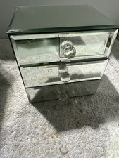 Mirrored Glass Jewellery Box