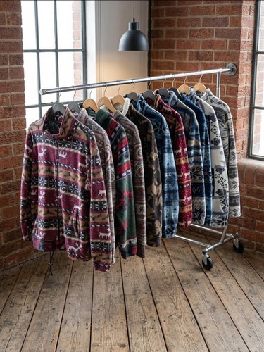 Job lot vintage fleeces - lot,