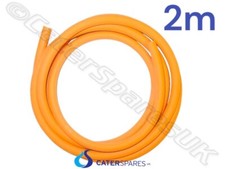 RUBBER HOSE HIGH PRESSURE 2m LENGTH ORANGE PIPE NATURAL GAS MANOMETERS U GAUGES