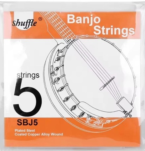 Banjo strings plated - plated, steel