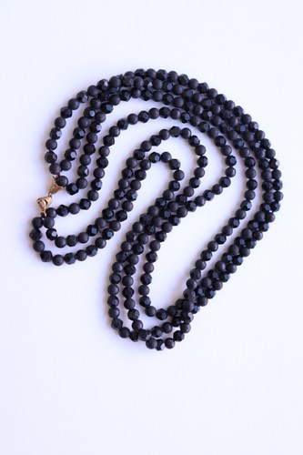 Gothic beaded necklace - beaded,