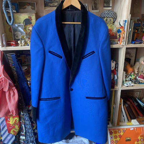 Teddy boy drape jacket - teddy, royal