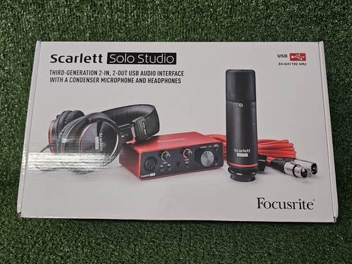 New focusrite scarlett solo - *new*,