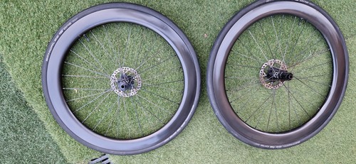 Carbon wheel set 55mm - 55mm, deep