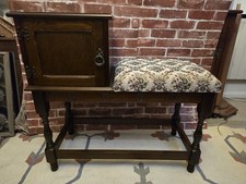 Old Charm Small  Oak Telephone