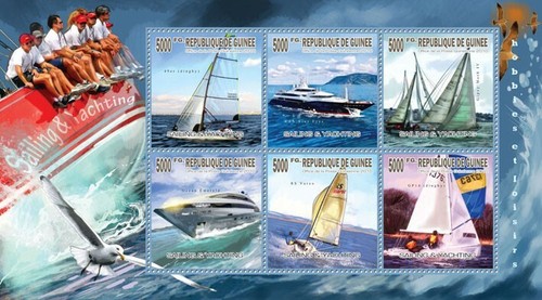 Guinea 2010 mnh sailing - 2010,