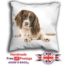 English Springer Spaniel Cushion Design,Dog Art English Springer Spaniel Pillow 
