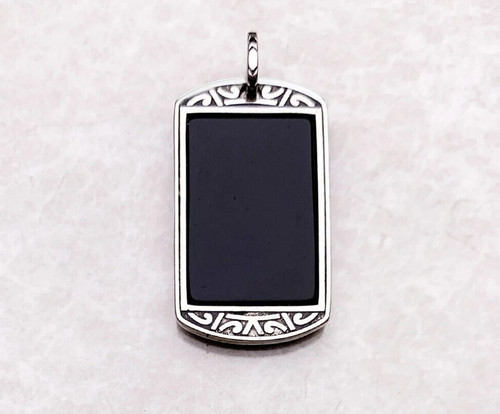 925 sterling silver dog tag - sterling,