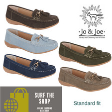 Jo & Joe Ladies Suede Nautical
