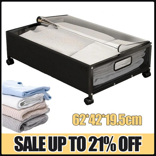 Underbed storage box - box, wheels