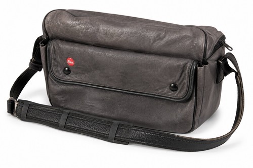 Soft leather leica shoulder - leather,